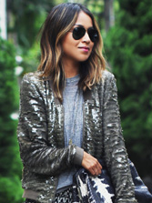 sincerely jules alaia sequin bomber jacket cover
